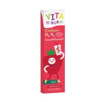 Vitaminukai, vitaminizuoti šiaudeliai su cinku, vit. D3 ir B6 vaikams, 10 vnt.